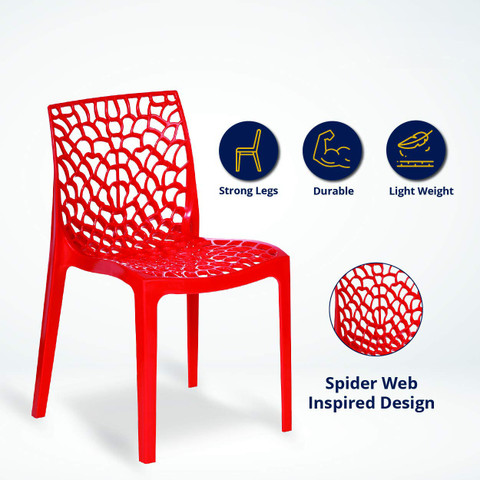 Amazon Supreme Web Designer Plastic Chair Plastic Chair Spider Web