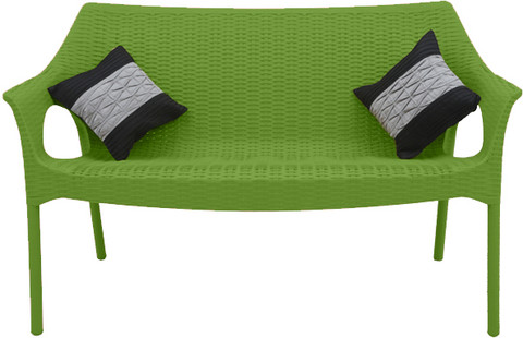 Supreme Love Seat Seater Sofa with Arms Designer Plastic Outdoor