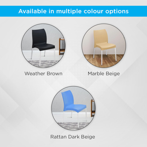 Nilkamal Mid Back Chair NS07SS| For Living, Bed Room, Kitchen