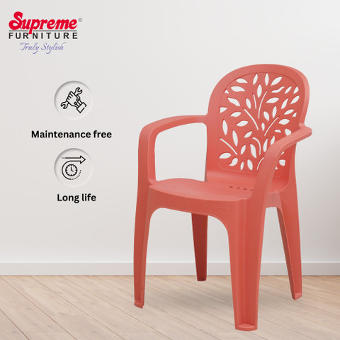 Supreme Furniture CRAFT-SUNSET RED-2 Plastic Outdoor Chair Price