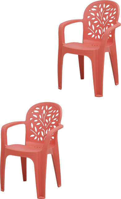 Supreme Furniture CRAFT-SUNSET RED-2 Plastic Outdoor Chair Price