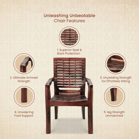 MAHARAJA Singham 102 for Home,Office Comfortable, ArmRest