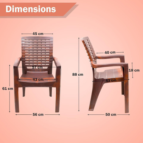 High Polypropylene Stackable Chair Binani Simba Stackable Plastic