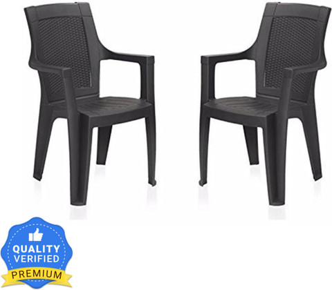 Nilkamal Mid Back Chair with Arm MYSTIQUE|100% PolyPropylene|For