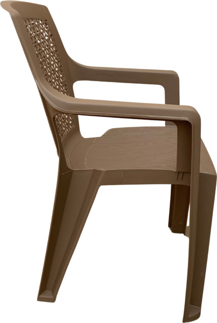 cello Sonet Armrest Matt Finish Plastic Chair for Home, Garden
