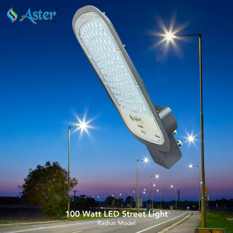 ASTER LITE Radius 100W LED Street Light Flood Light Outdoor Lamp