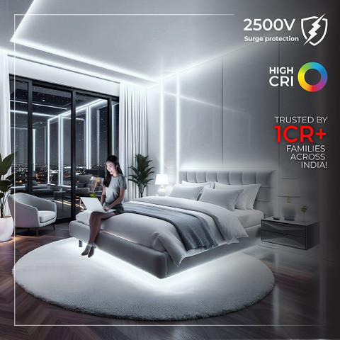 Nortek Regalia Meter Cool White LED Strip Lights 4040, 60 LEDs