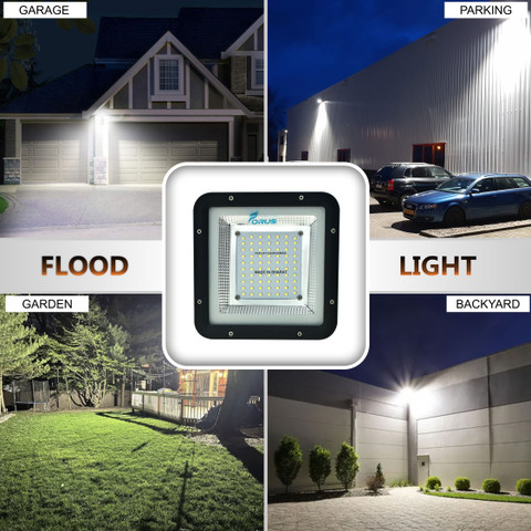 FORUS 50W LED Flood Light 5 Years Warranty, Waterproof Outdoor LED