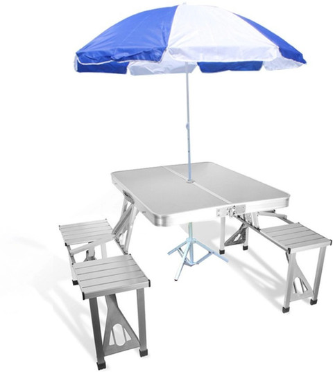 Heirloom Quality Aluminium Portable Folding Camp Suitcase Table