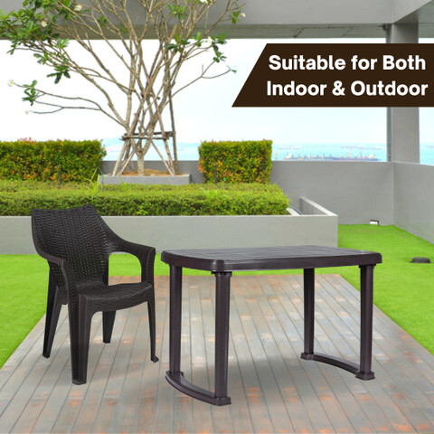 homezy Dining Table for Home/For Indoor Outdoor/Strong Sturdy