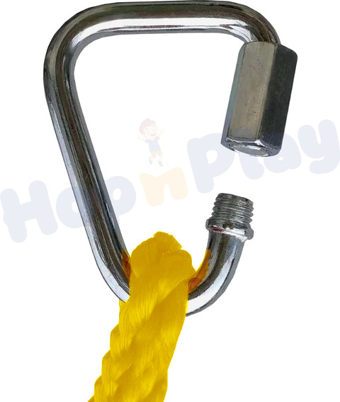 HOP N PLAY Kids Hanging Triangle Gymnastic Fitness Ring Set Monkey Bar  Rings