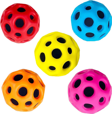 ROSEFAIR High Bouncy Balls, Moon Ball and Space Balls for Kids