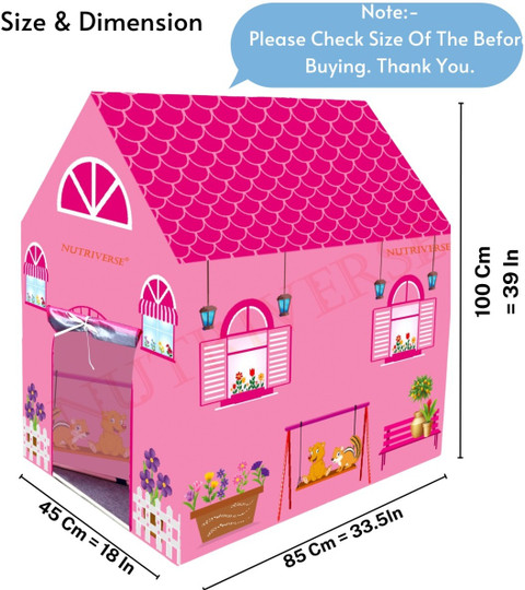 Play Tent House Amazon Childrens Playhouse Nutriverse Jumbo Size