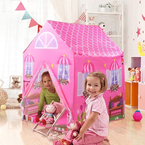 BHVMEY Play tent house for kids in doll theme Play tent house