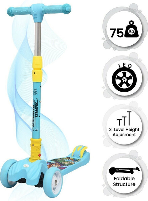 R for Rabbit Road Runner Kids Scooter Blue Road Runner Kids