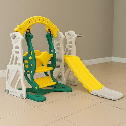 Ehomekart Slide and Swing Combo for Kids Garden Slider Swing