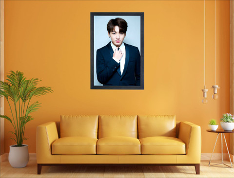 Devatwal BTS Jungkook Photo Frame For Wall Mounted Painting