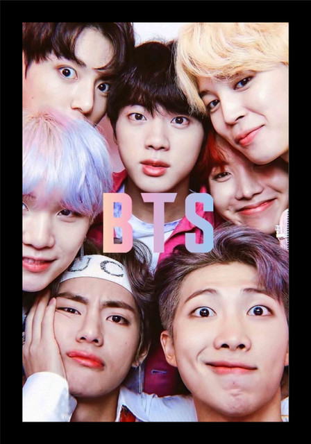 jog craft bts photo, bts photo frame, bts painting Digital Reprint