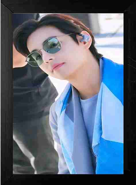 Manas BTS V (Kim Taehyung) Photo Frame For BTS Fans/Room Decor