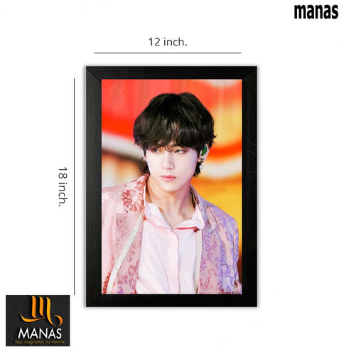 Manas BTS V (Kim Taehyung) Photo Frame For BTS Fans/Room Decor