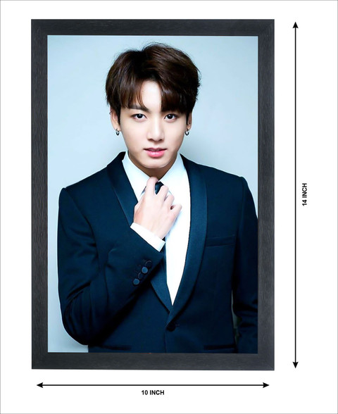 BTS jungkook 額縁 Devatwal BTS Jungkook Photo Frame For Wall Mounted Painting