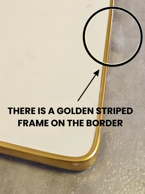 saf Abstract Ocean Wave Wall Art with Golden Frame Digital Reprint