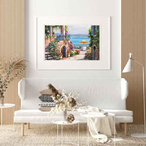 Xeekart sea side paint by number kit – diy acrylic canvas art NA 8