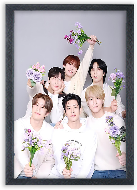 Devgifts BTS Boy Photo Frame For Wall Mounted Painting Digital