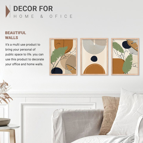 KOTART Modern Art Living Room Paintings with Frame for Home Décor