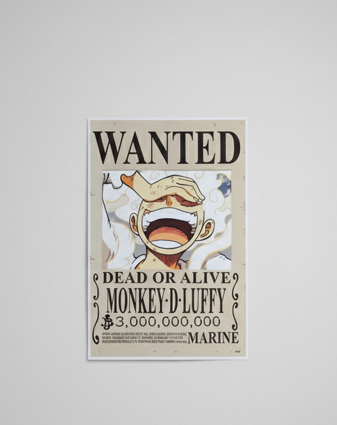 ESSENZA One Piece Monkey D Luffy Gear 5 Wanted Poster 18x12 Inch