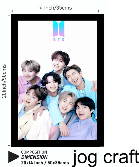 フォトセット　bts SINCE 7 STORE BTS Frames Combo Set of 8 Wall Art of All 7 Members
