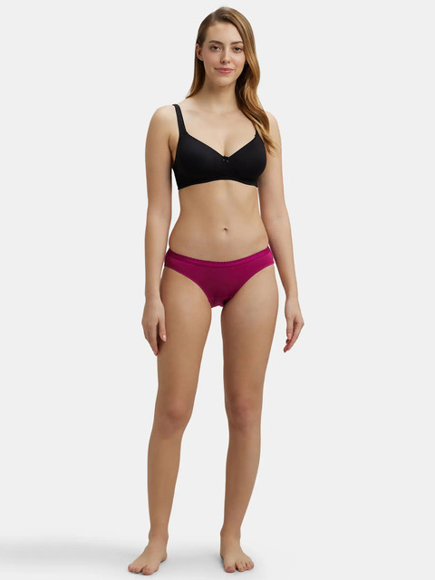 JOCKEY 1525 Medium Coverage Super Combed Cotton Women Bikini