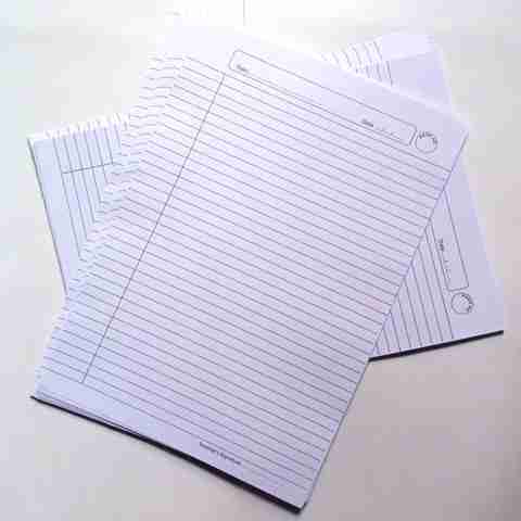 Project Paper One Saide Ruled Flipkart.com | SHARMA BUSINESS A4 Lined Paper, 40 Sheets, White, For ...