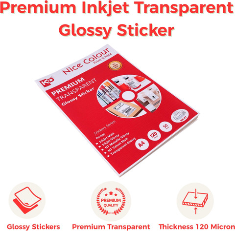 Flipkart.com | Nice Colour Premium Transparent Glossy Stickers