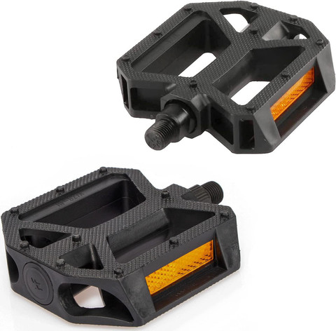 DSTECHBAR Cycle Pedal Set MTB Mountain Bikes Free Size Heavy Duty  (Black) Pedal