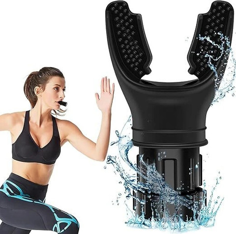 Oxyflow Breathing Trainer With Jaw Trainer Enhance Lung Capacity