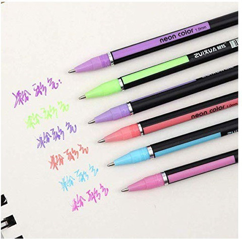 Kandle Set of 12 Glitter Gel Pens Art Marker for Coloring Books Bullet  Journal Crafting Gel Pen