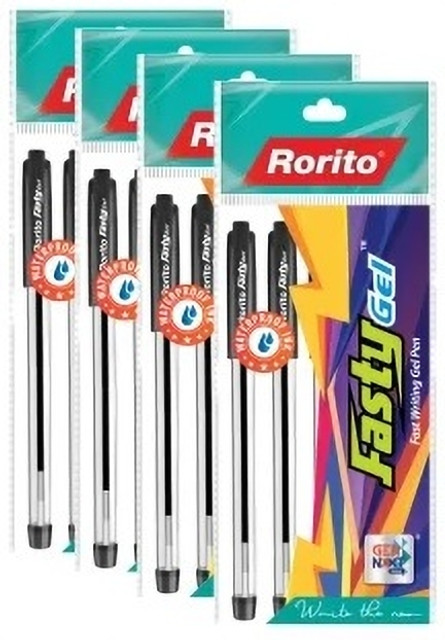 Rorito Fasty Gel Pens 40 Blue 20 Black Set of 60 Pens Gel Pen