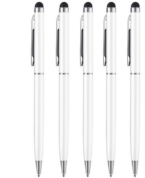 UJJi White Body Sleek Design Metal Ball Pen