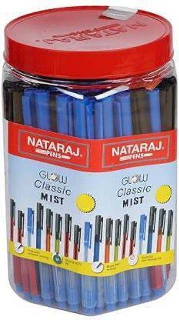 NATARAJ Glow Classic Mist Ball Pen Comfortable Writing with Non Fading  Ink Ball Pen