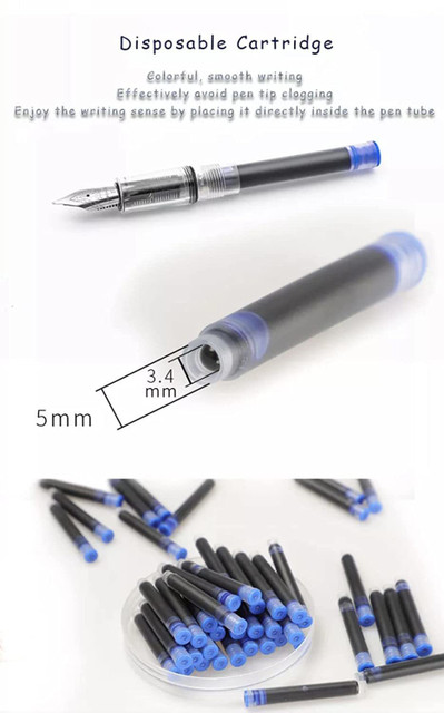 Levin International Standard Fountain Pen blue Ink Cartridges