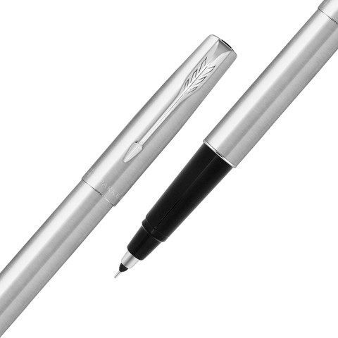 PARKER Frontier Stainless Steel, Chrome Trim Roller Ball Pen Buy