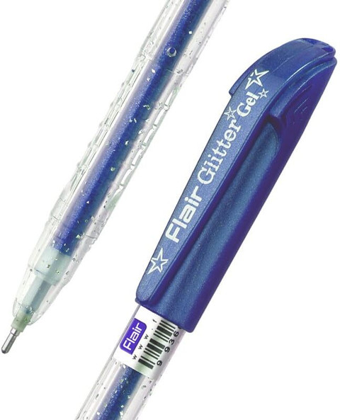 FLAIR Glitter Sparkle Gel Pen Blister Pack Smooth Perfect Writing  Experience Gel Pen