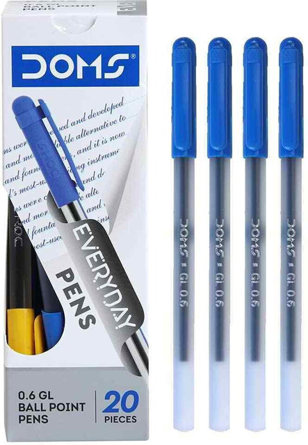 DOMS Everyday Ball Pen Blue Pack Of 60 Pens Ball Pen Buy DOMS