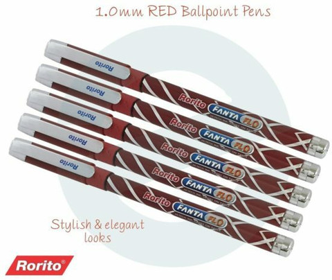 Rorito Fanta Flo Fantaflo Red) pack of 10 Ball Pen Buy Rorito