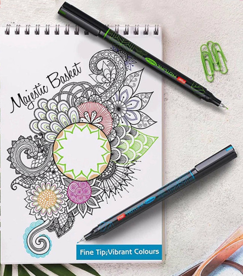 FLAIR Metal Tip Vivid Ink Colours Fineliner Pen Buy FLAIR Metal