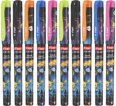 FLAIR Inky Series Monster Liquid Ink Fountain Pen Blister