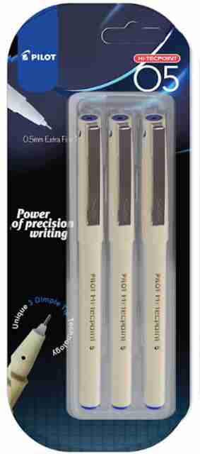 PILOT Hi-Techpoint 05 Super Value Blue Roller Ball Pen Buy PILOT