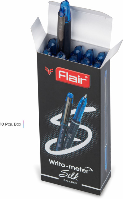 FLAIR Writometer Silk Ball Pen Pack of Black ink Ball Pen Buy