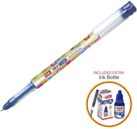 Flair Ink Fountain Pen With Rubber Grip FLAIR Inky Series Classic